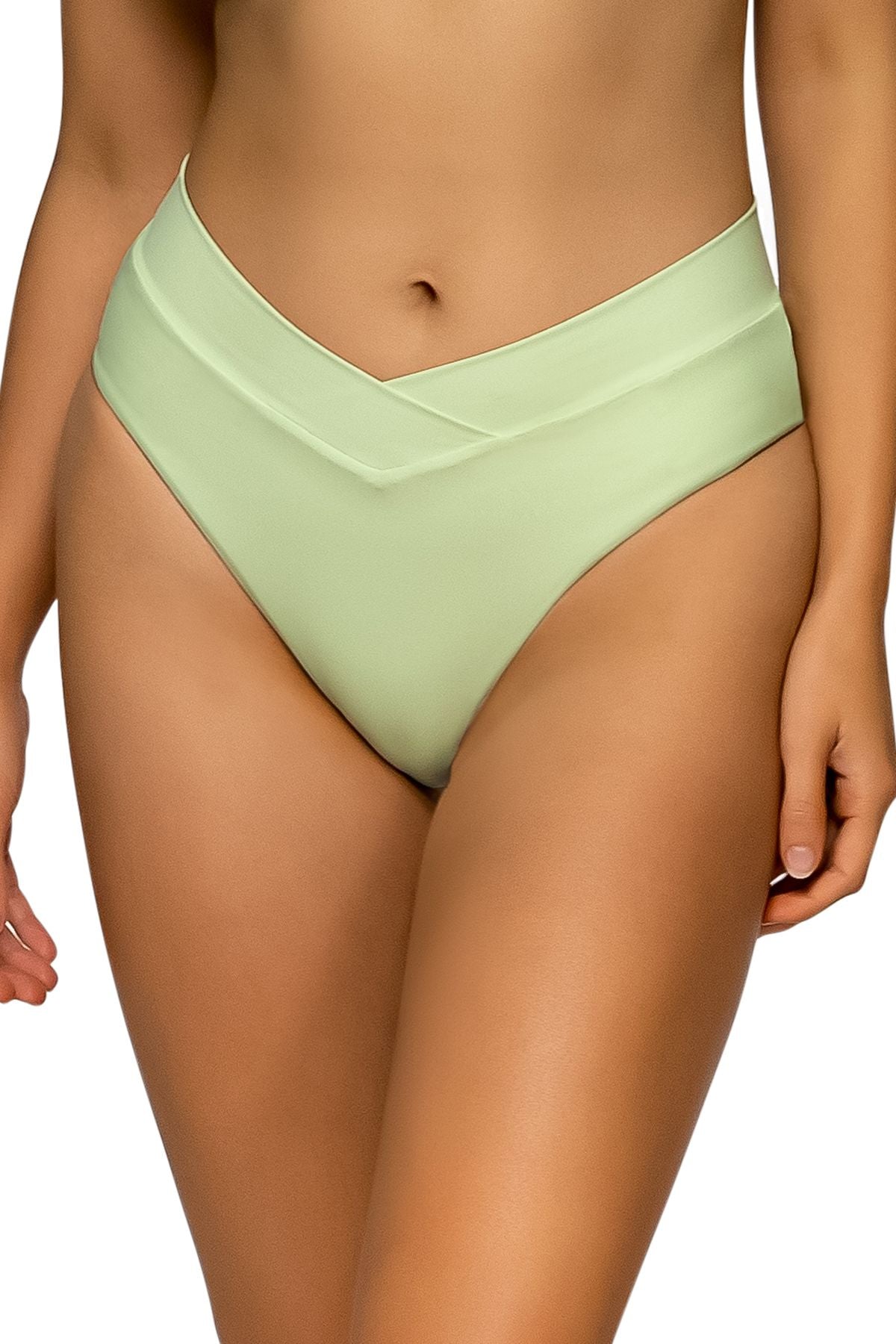 Swim Systems Jade V-Front Bikini Bottom - Cucumber - FINAL SALE