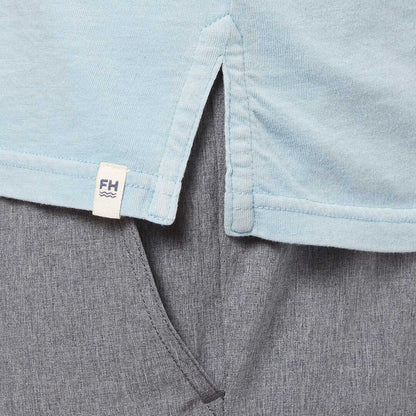 Fair Harbor Men's Atlantic Polo Shirt - Light Blue - FINAL SALE
