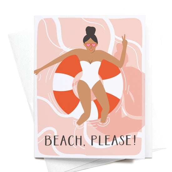 Onderkast Studio Beach, Please! Greeting Card - FINAL SALE