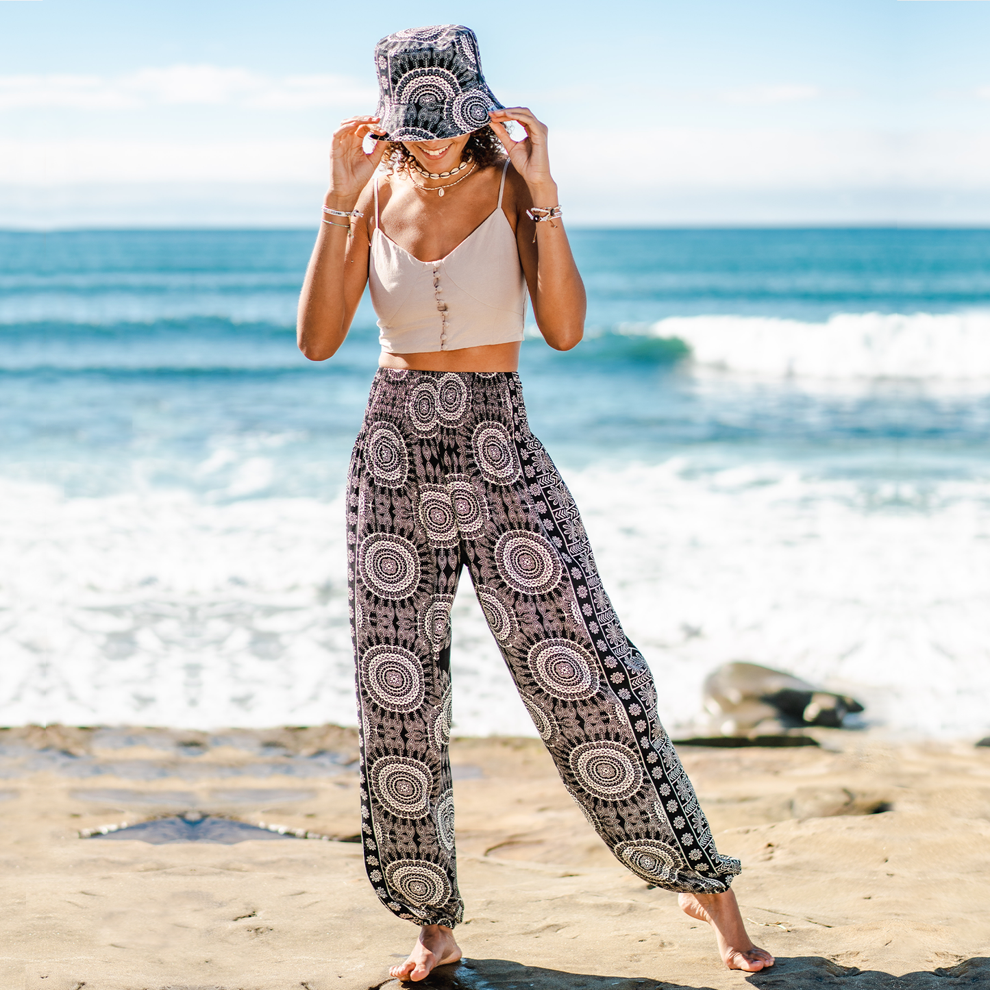 Lotus and Luna Harem Pants - Bondi