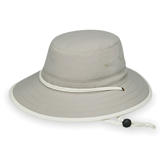 Wallaroo Ladies' Explorer Packable Sun Hat UPF 50+ - Stone/Natural