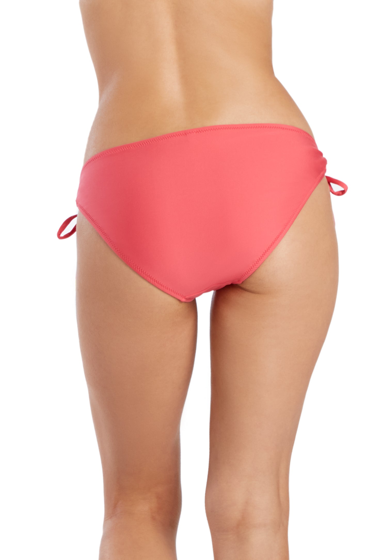 Helen Jon Solids Tunnel Side Hipster Bikini Bottom - Watermelon Pink - FINAL SALE