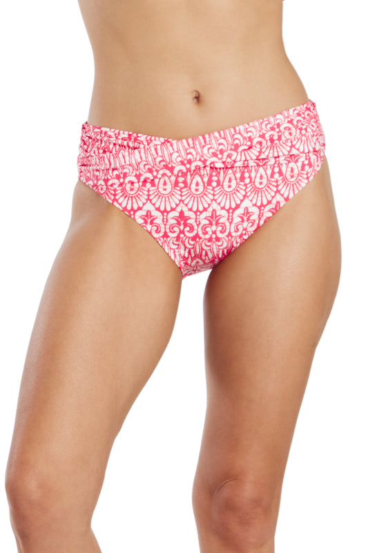 Helen Jon Twist Front Hipster Bikini Bottom - Island Batik - FINAL SALE