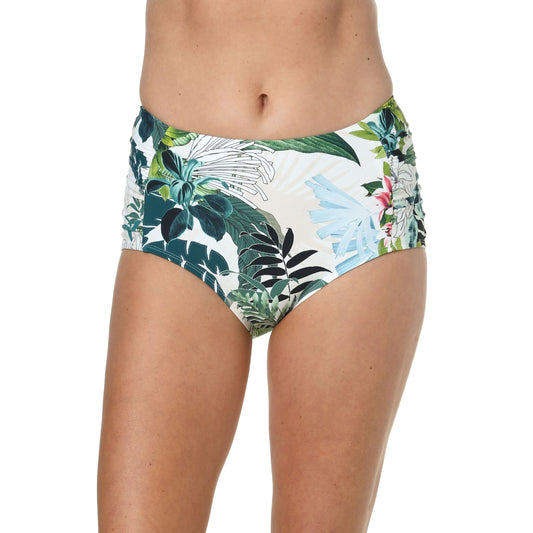 Jantzen Side Shirred Comfort Core High Waist Bottom - Nature Glow - FINAL SALE