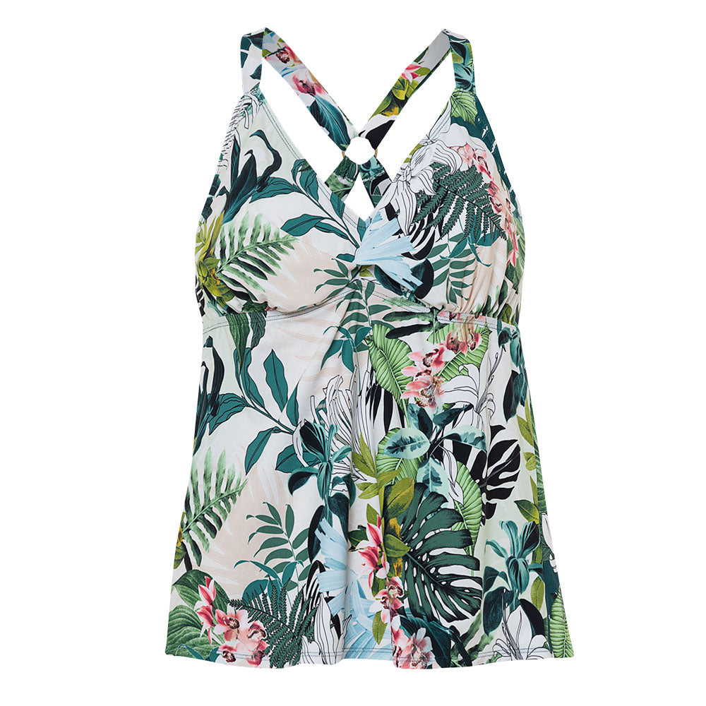 Jantzen Stella D/DD Underwire Tankini Top - Nature Glow - FINAL SALE