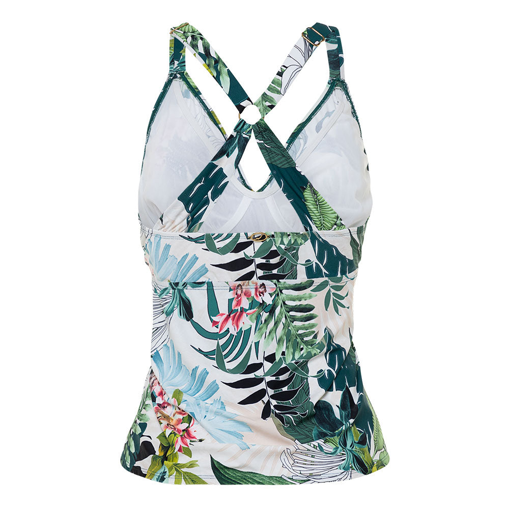 Jantzen Stella D/DD Underwire Tankini Top - Nature Glow - FINAL SALE