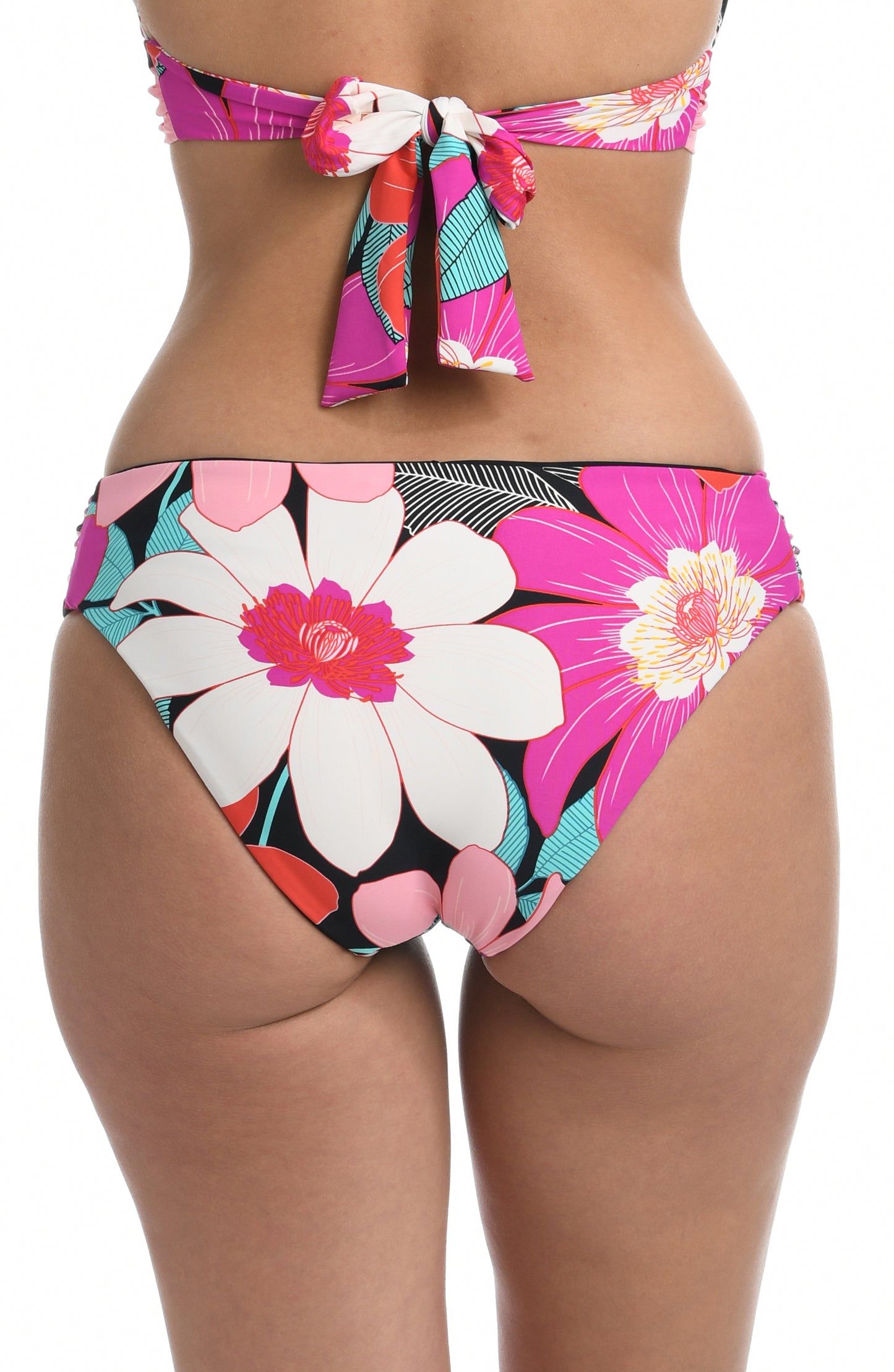 La Blanca Bloom Side Shirred Hipster - FINAL SALE