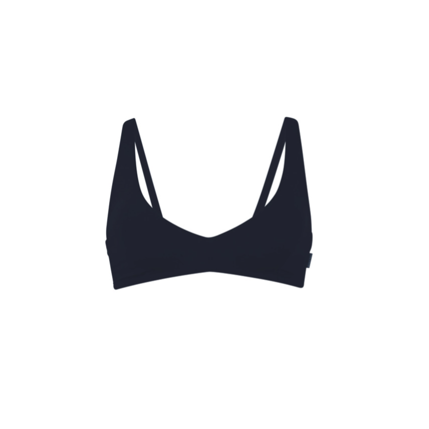 Rosa Faia Pure Bikini Top - Black - FINAL SALE