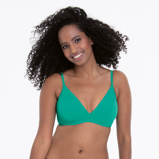 Rosa Faia Solid Marielle Bikini Top - Atoll - FINAL SALE