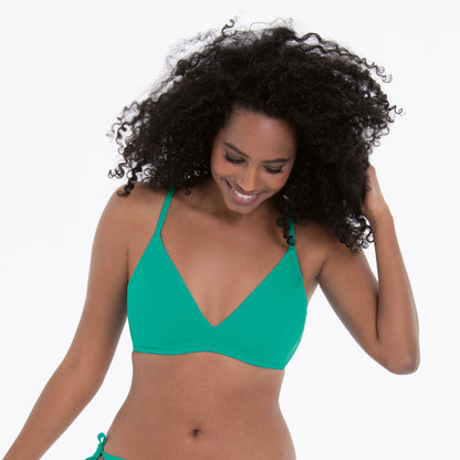 Rosa Faia Solid Marielle Bikini Top - Atoll - FINAL SALE