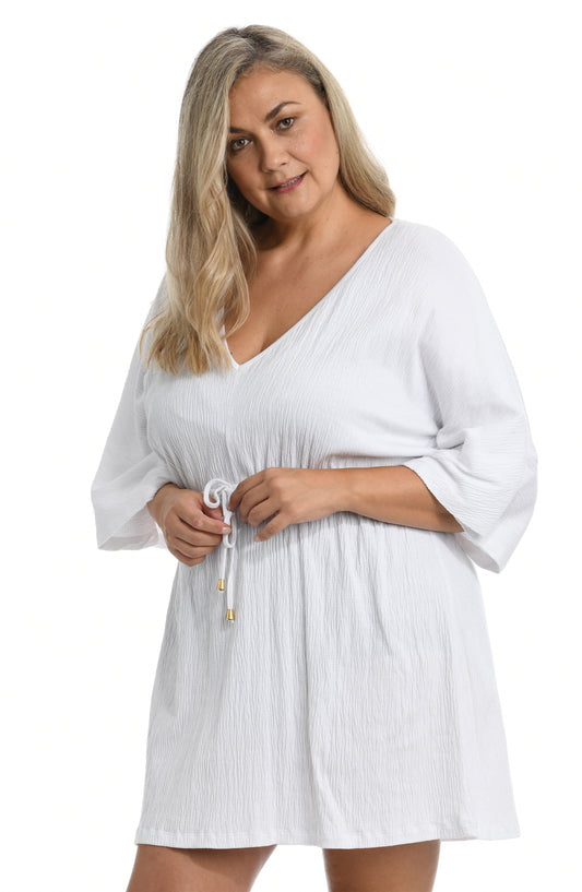 Maxine of Hollywood Women's Knit Crinkle Tunic - FINAL SALE