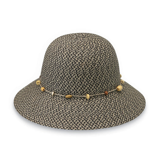 Wallaroo Women's Naomi Packable Sun Hat UPF 50+ - Charcoal