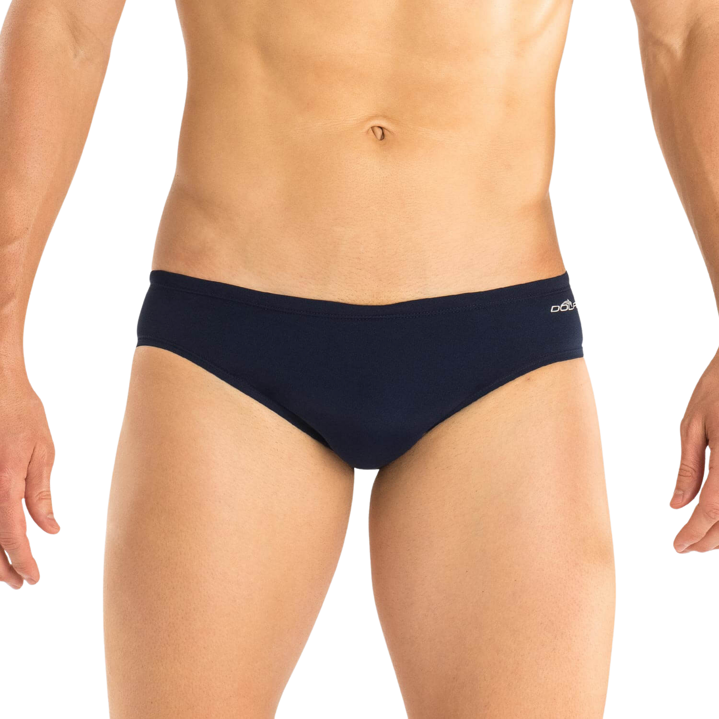 Dolfin Men's Reliance Solid Racer Swimsuit - Navy