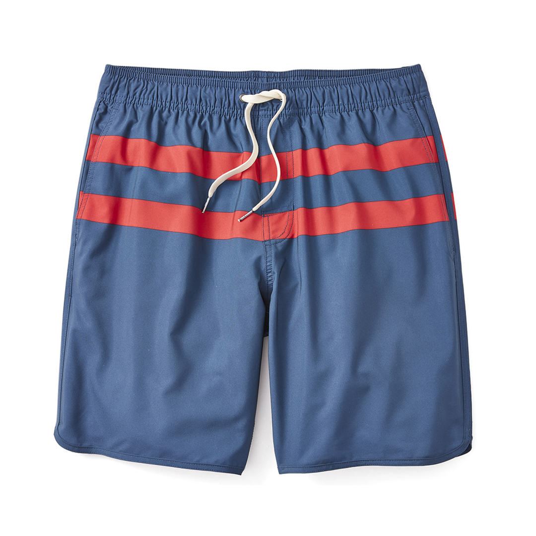 Fair Harbor The Anchor Men's Boardshort - Red Stripe