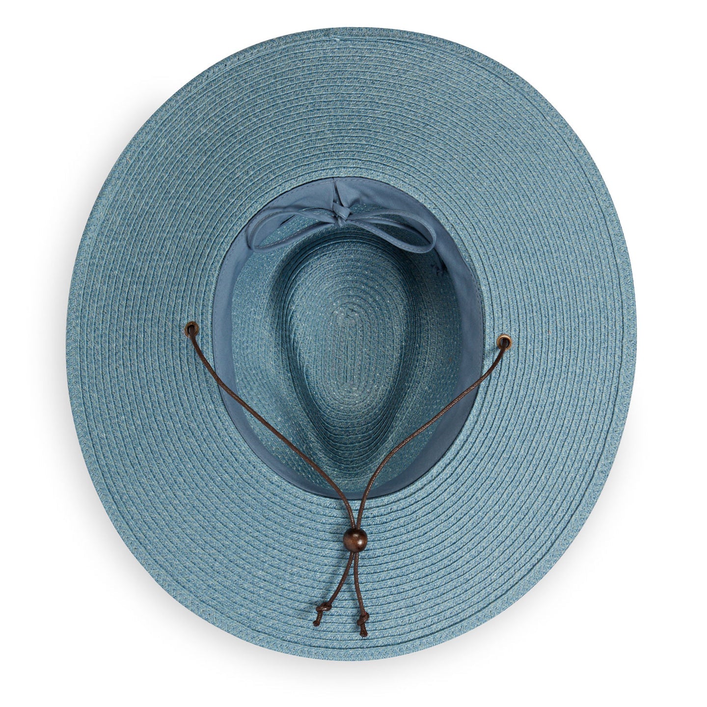 Wallaroo Women's Sanibel Packable Sun Hat UPF 50+ - Cornflower Blue