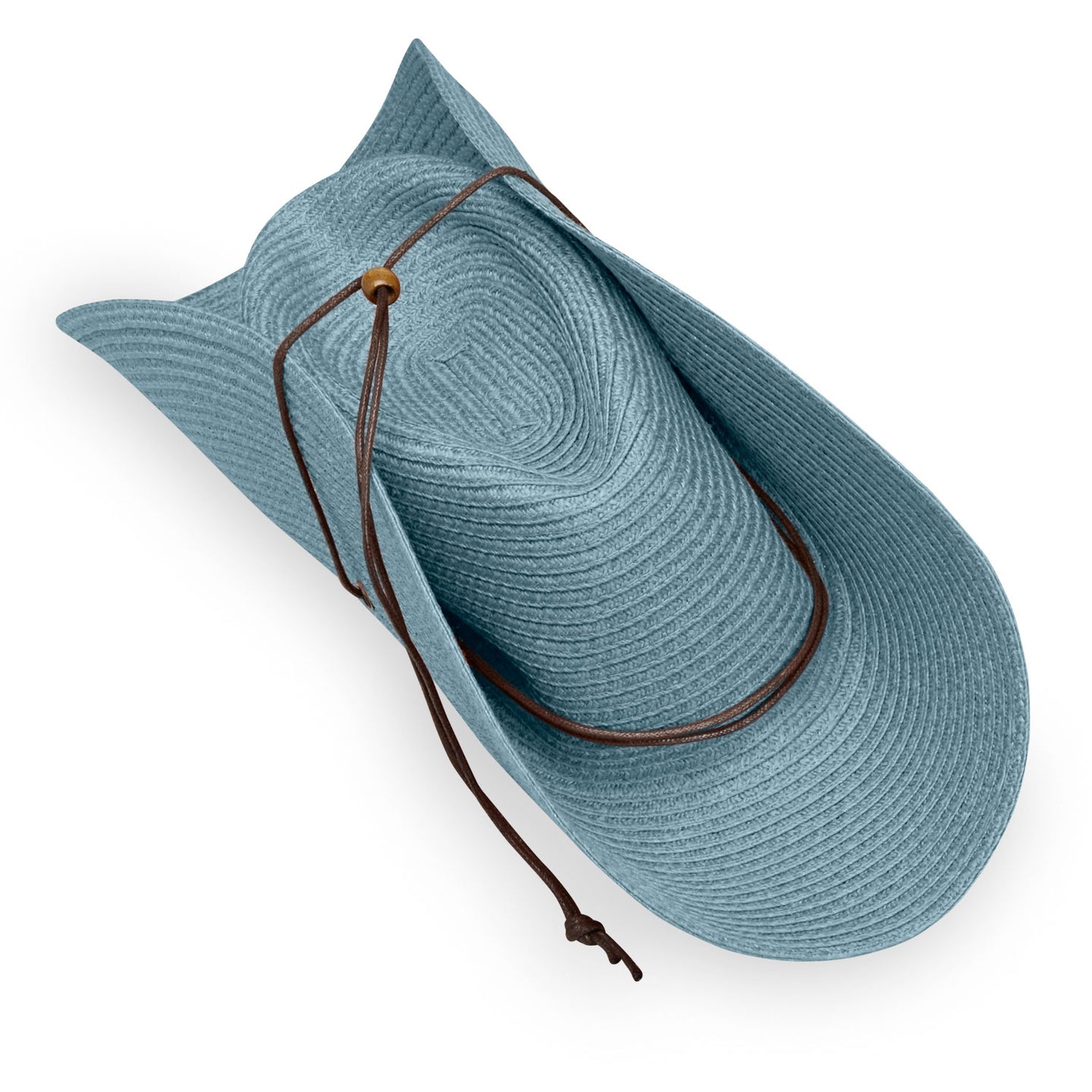 Wallaroo Women's Sanibel Packable Sun Hat UPF 50+ - Cornflower Blue