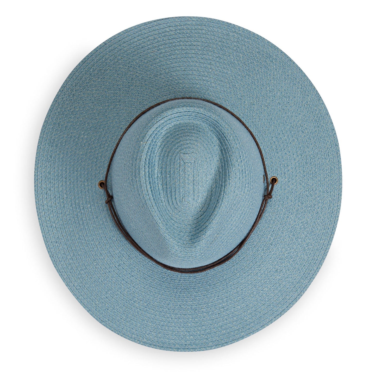 Wallaroo Women's Sanibel Packable Sun Hat UPF 50+ - Cornflower Blue