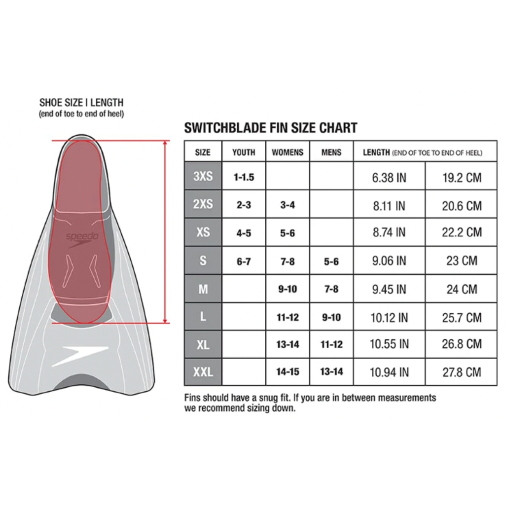 Speedo Switchblade Training Fins Sylvia s Sport Resort