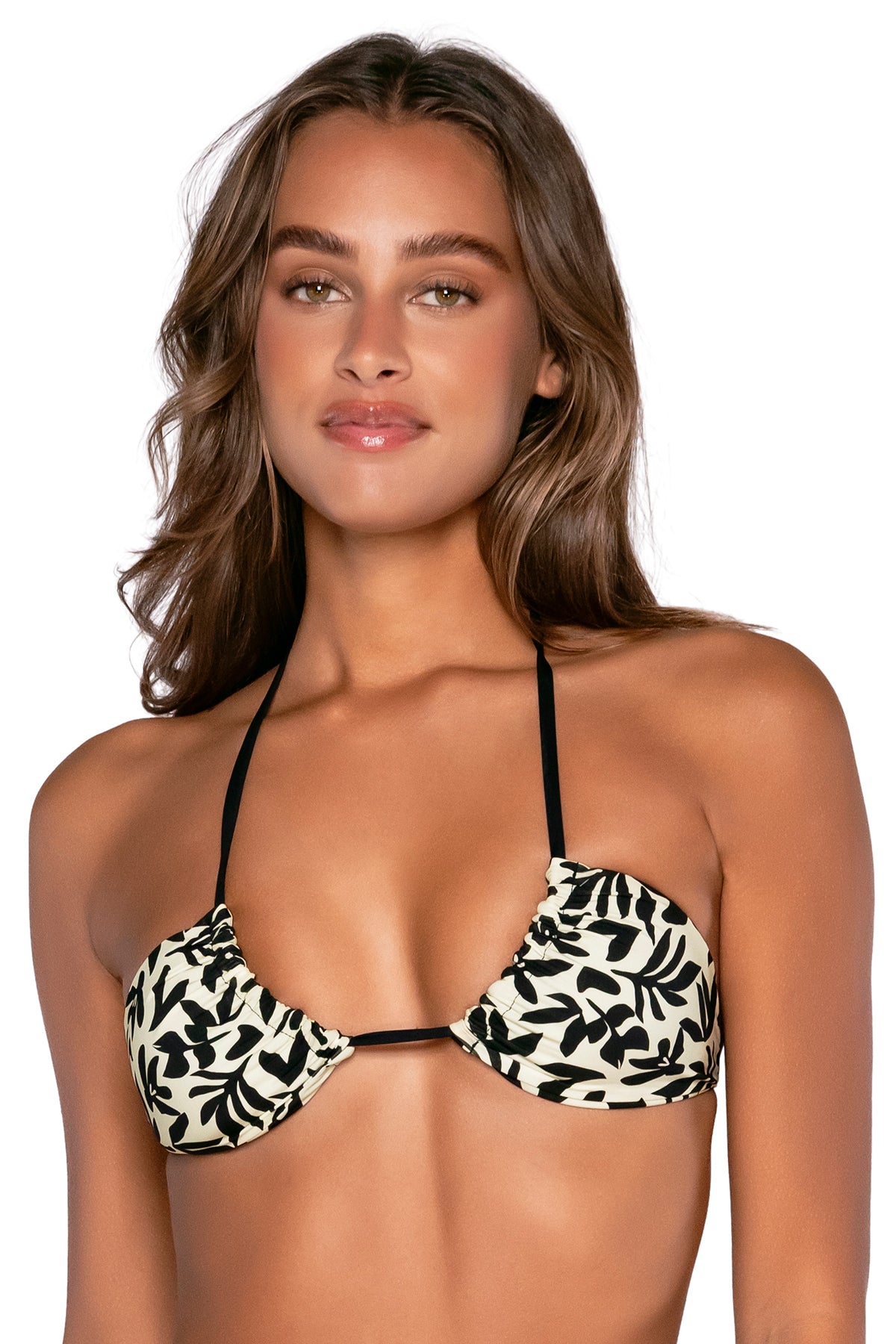 B Swim Bermuda Triangle Bikini Top with Removeable Cups - Amelie - FINAL SALE