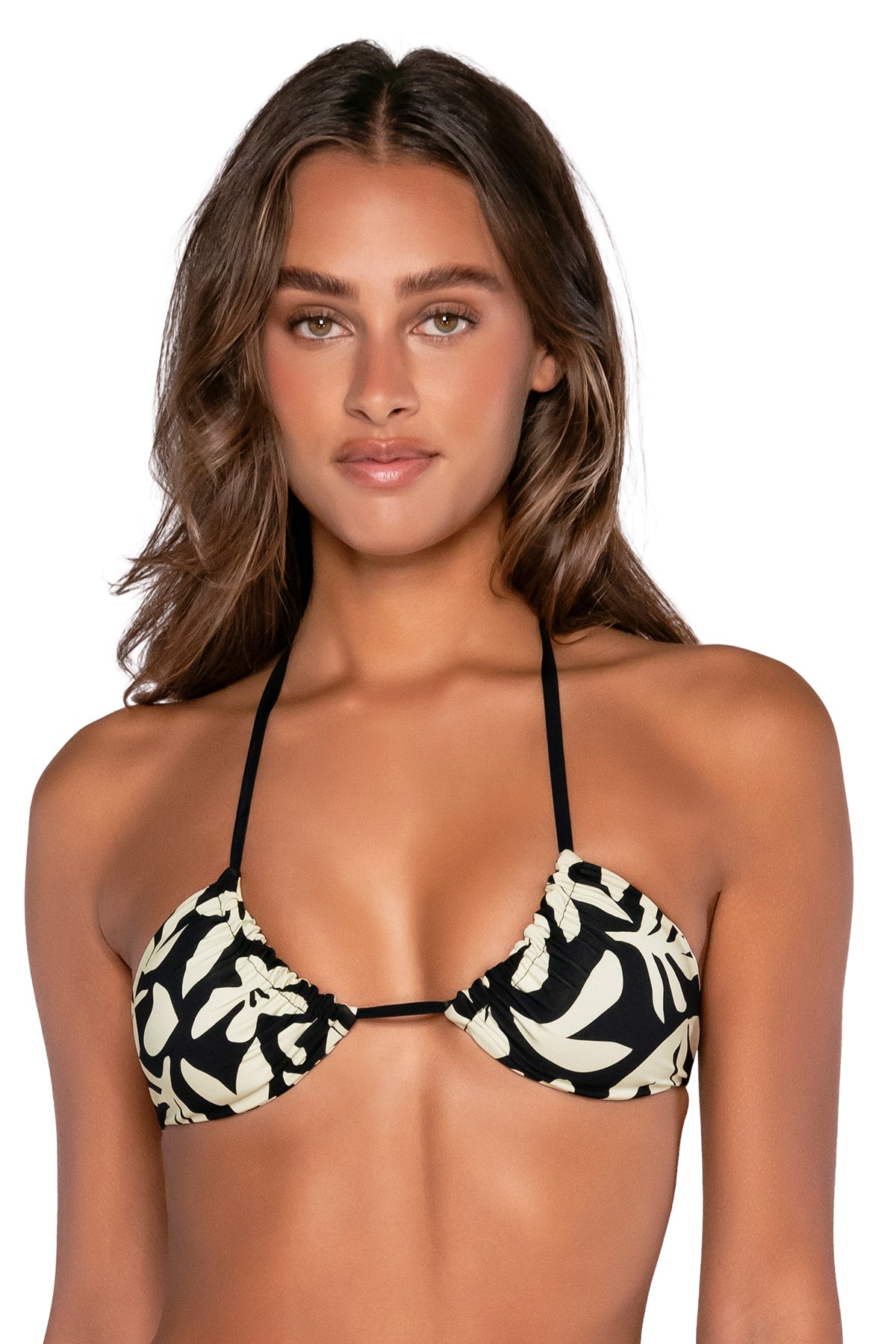 B Swim Bermuda Triangle Bikini Top with Removeable Cups - Amelie - FINAL SALE