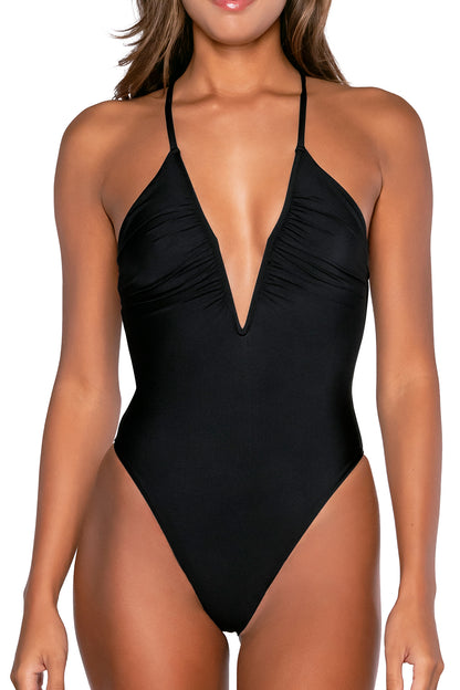 B Swim Stardust One Piece Swimsuit -  Black Out - FINAL SALE