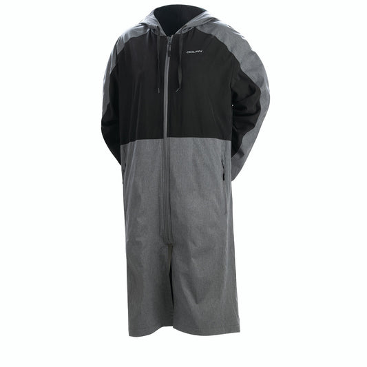 Dolfin Unisex Team Gear Heathered Swim Parka - Gray/Black