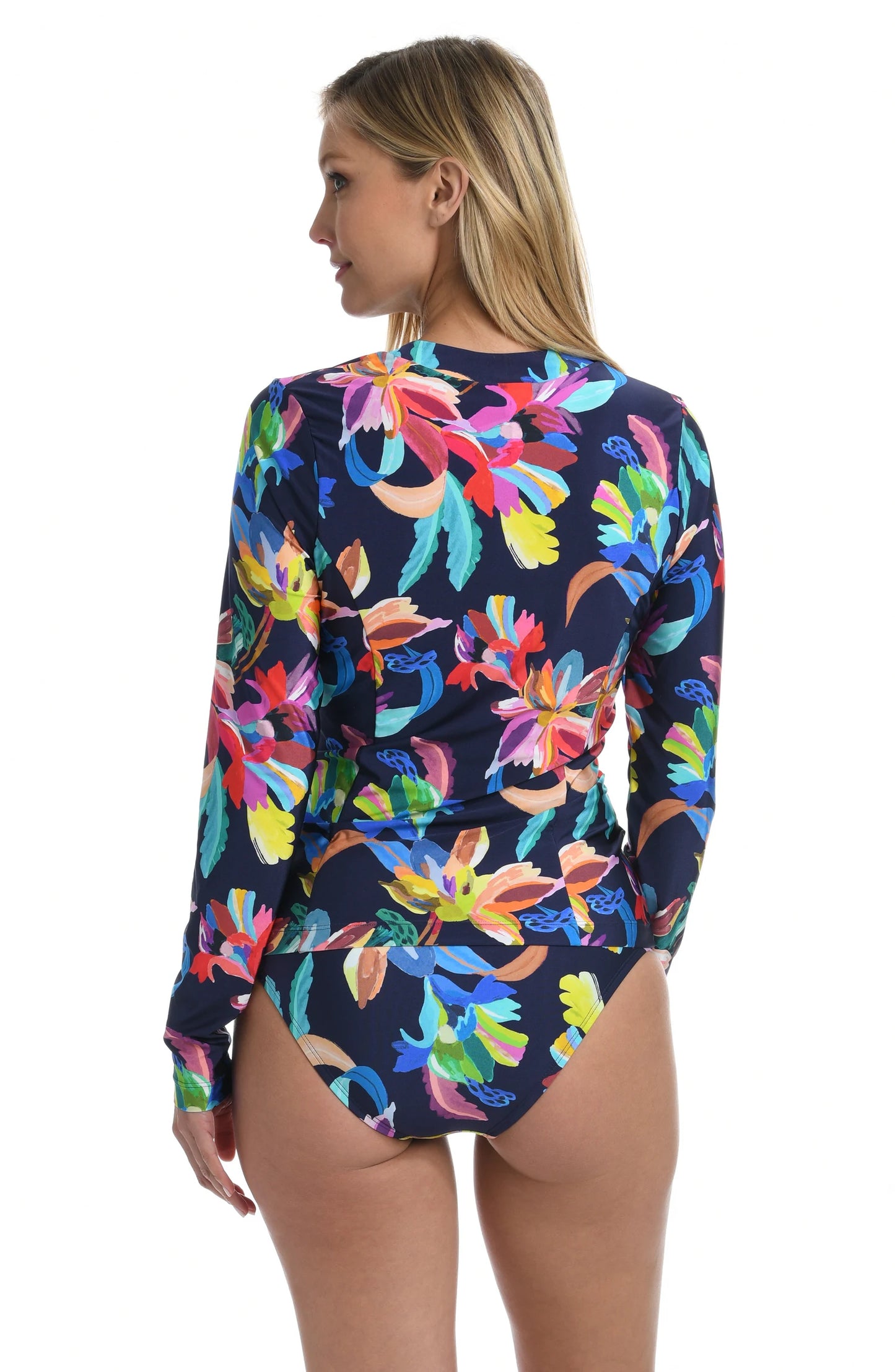 La Blanca By The Sea Zip Rashguard - FINAL SALE