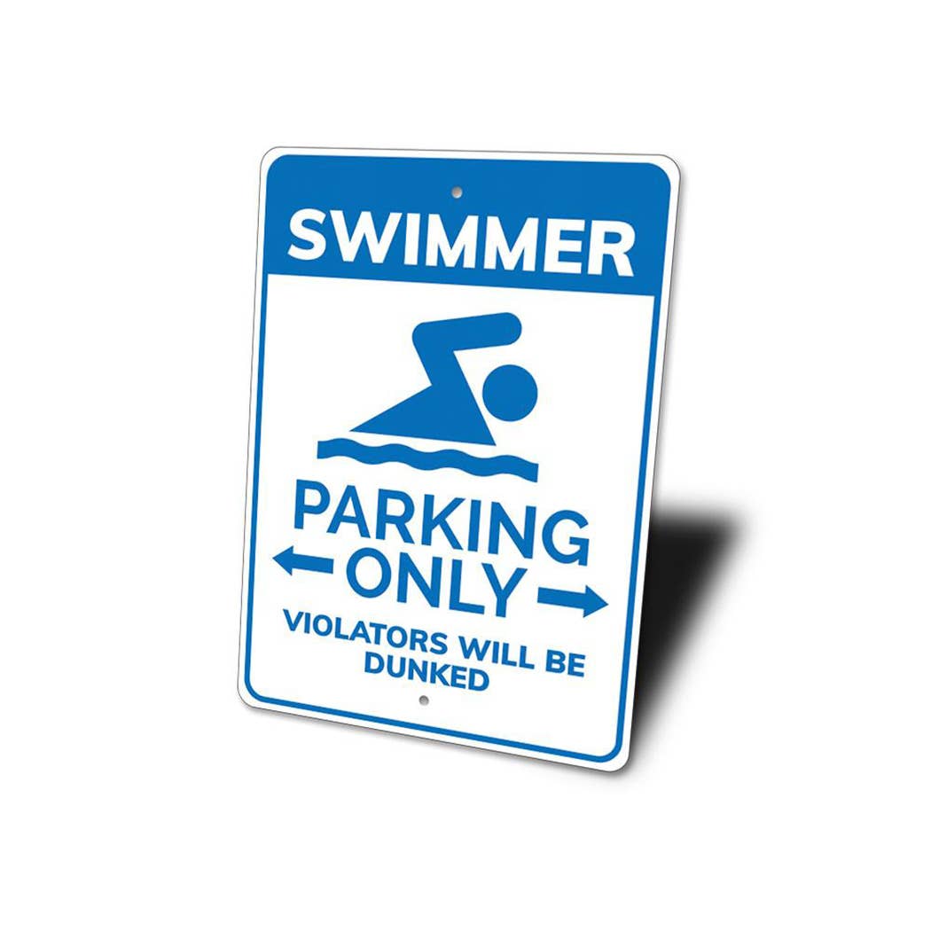 SSR Swimmer Parking Sign - FINAL SALE