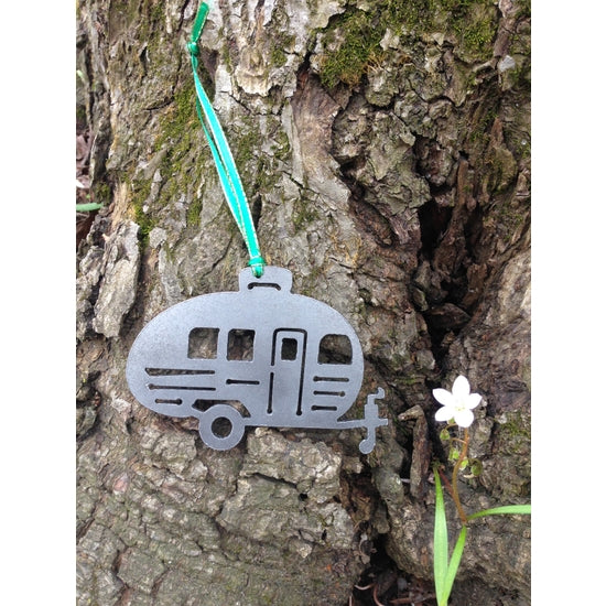 Burke Metal Work Camper Ornament