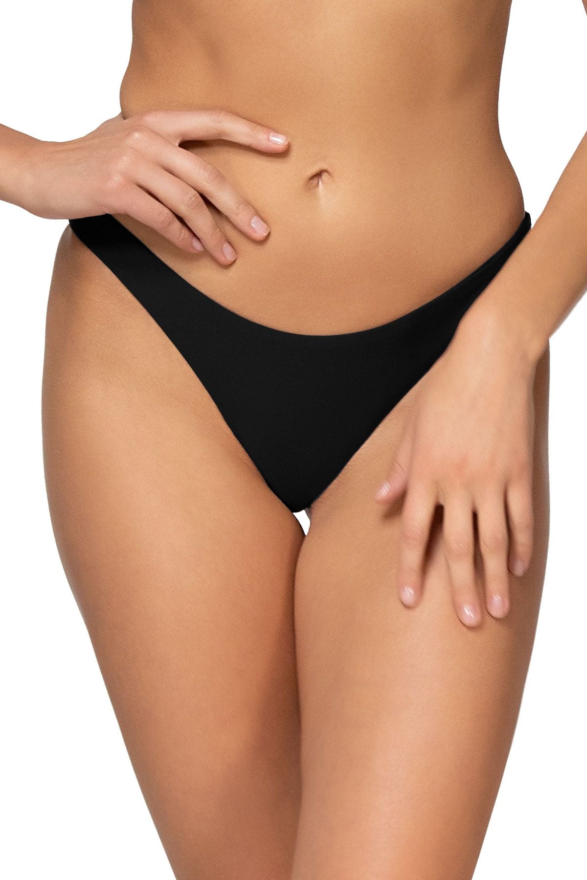 Swim Systems Drew Bikini Bottom - Black - FINAL SALE