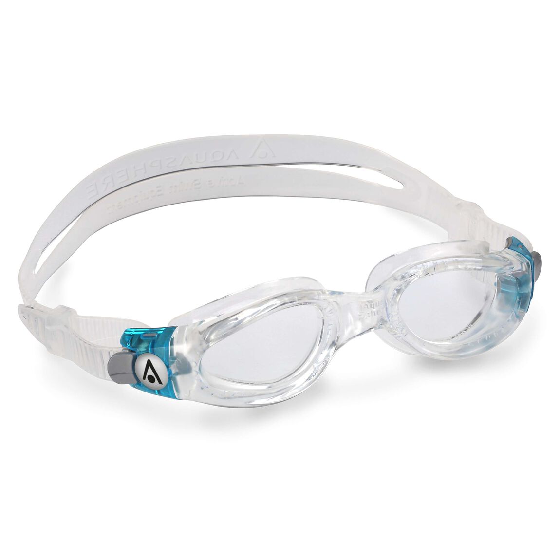 Aquasphere Kaiman Compact Swim Goggles - Transparent/Turquoise