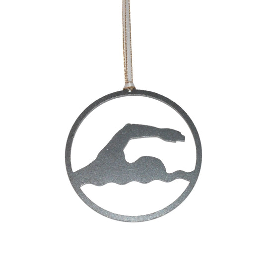 Burke Metal Work Swimming Ornament