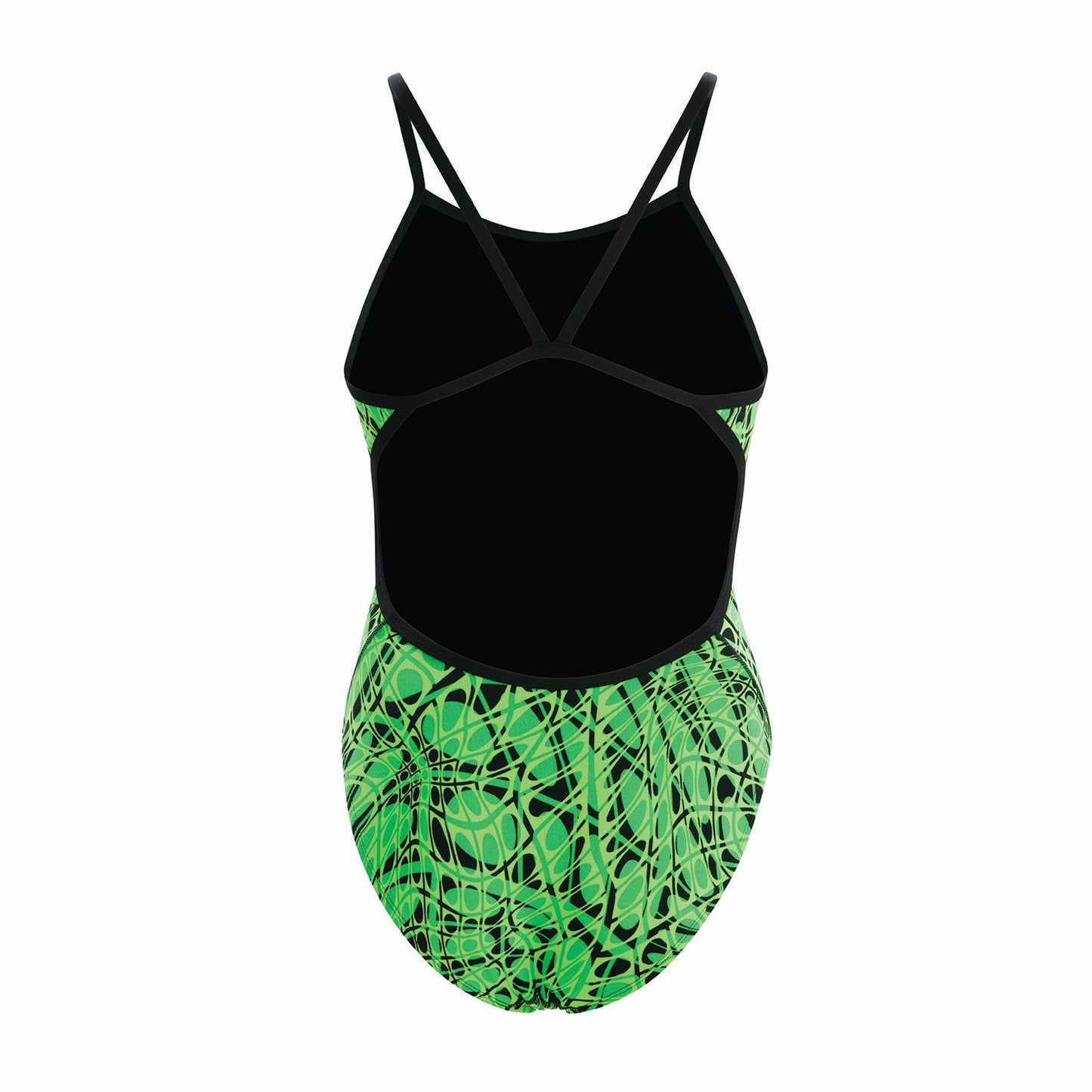 Dolfin Reliance Energy String Back One Piece Training Swimsuit - Green