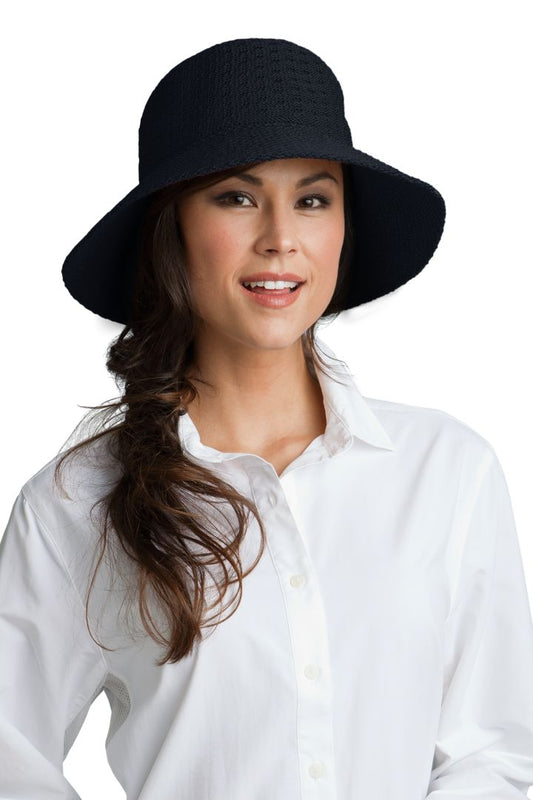 Coolibar Marina Sun Hat UPF 50+ - Black