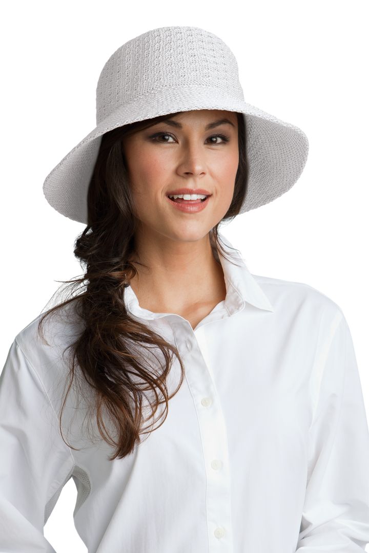 Coolibar Marina Sun Hat UPF 50+ - White