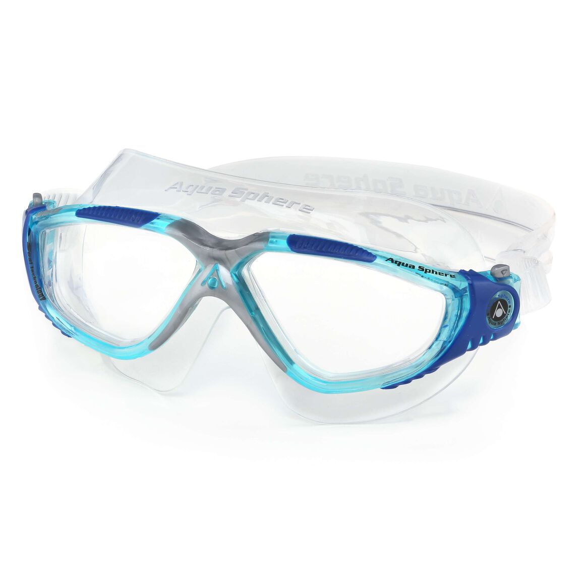 Aquasphere Vista Swim Mask - Turquoise/Blue