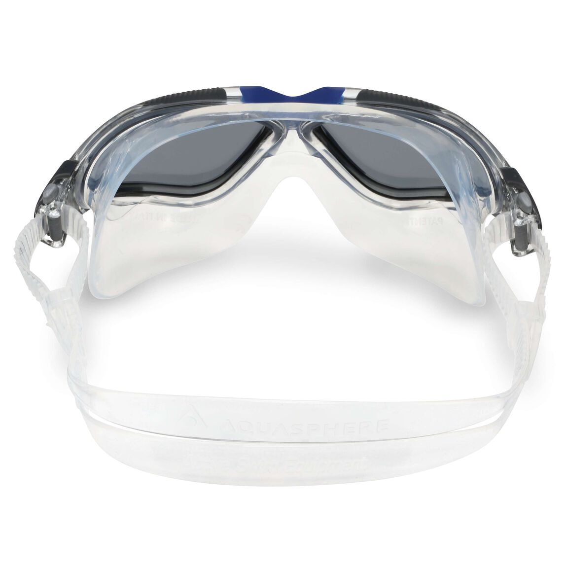 Aquasphere Vista Swim Mask - Transparent/Dark Grey