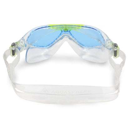 Aquasphere Vista Junior Swim Mask - Transparent/Bright Green
