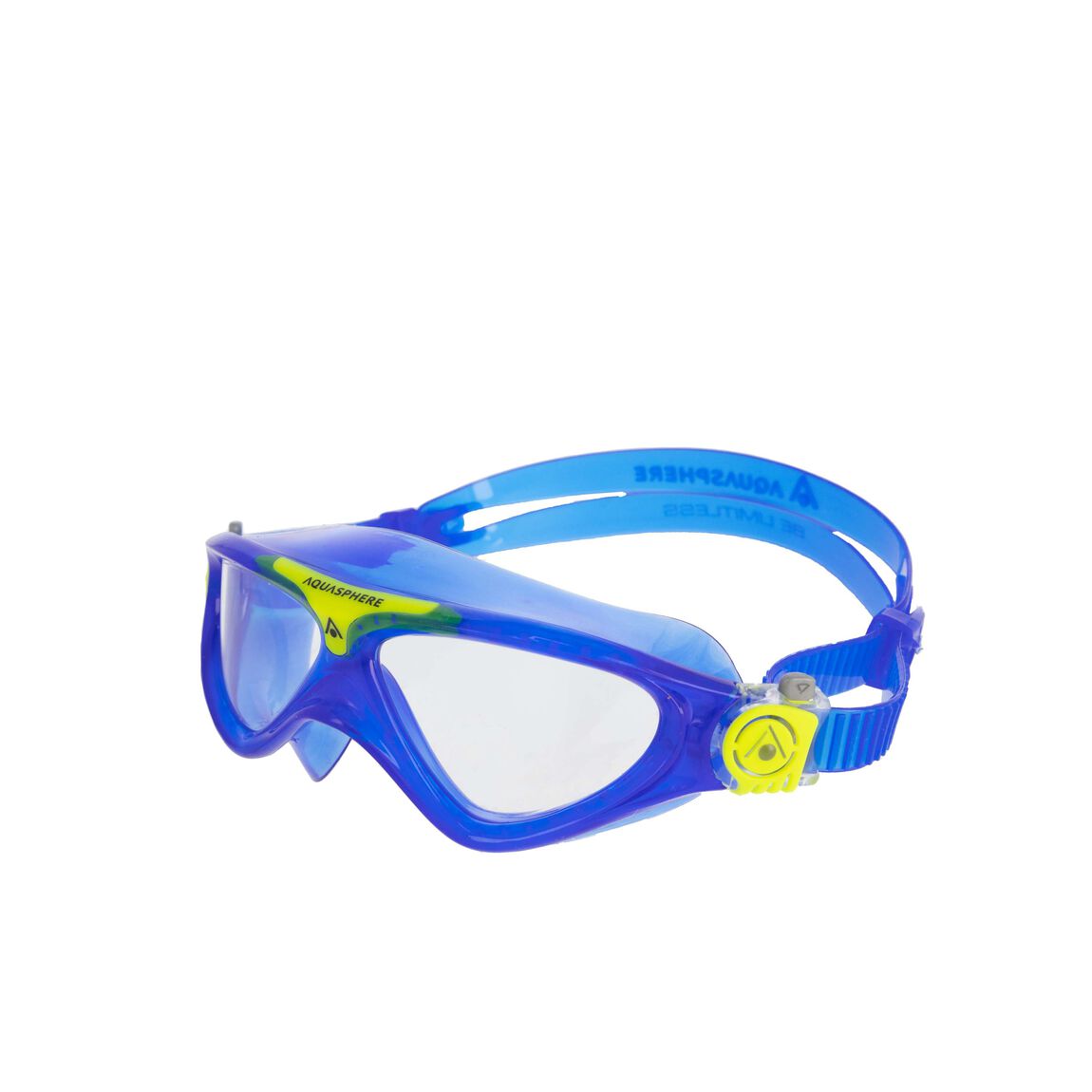 Aquasphere Vista Junior Swim Mask - Blue/Yellow