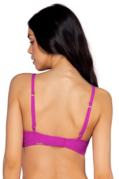 Sunsets Kauai Keyhole D/DD Cup Bikini Top - Wild Orchid - FINAL SALE