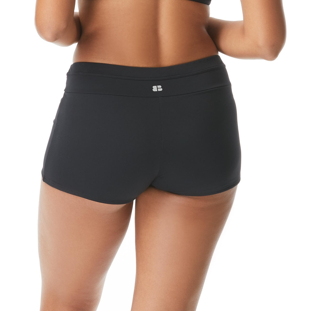 Beach House Sport Row Solid Shorty Swim Bottom - Black - FINAL SALE