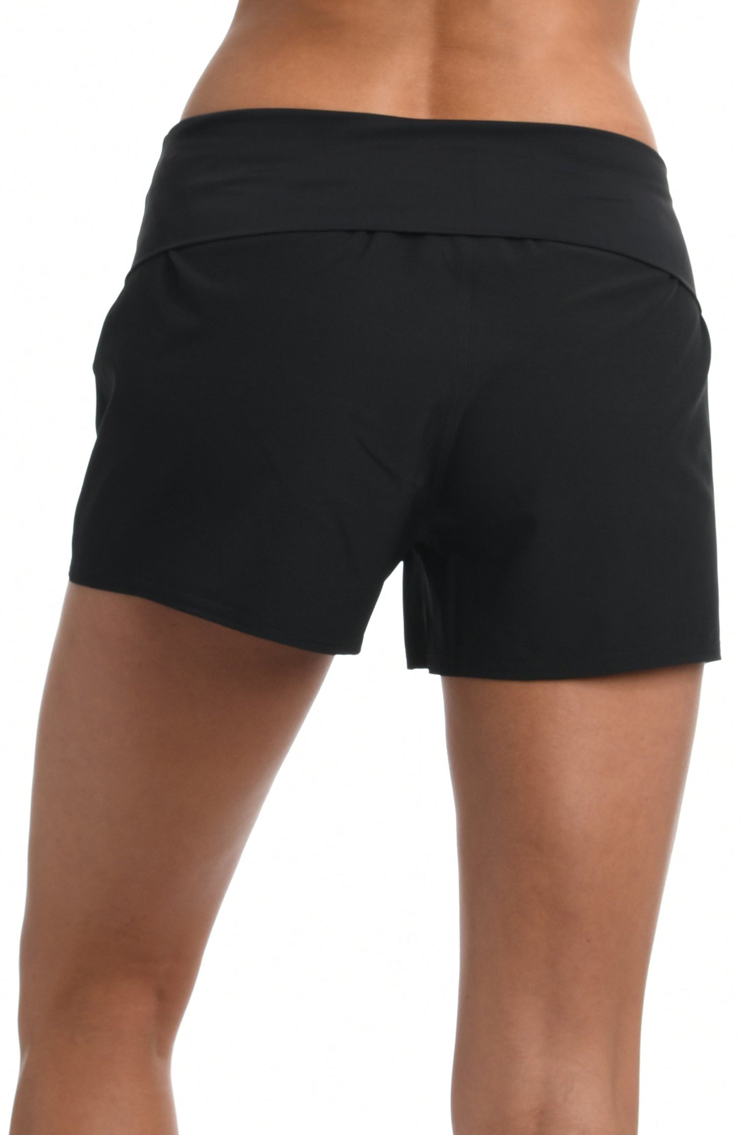 La Blanca Island Goddess Soft Waistband Boardshort - Black - FINAL SALE