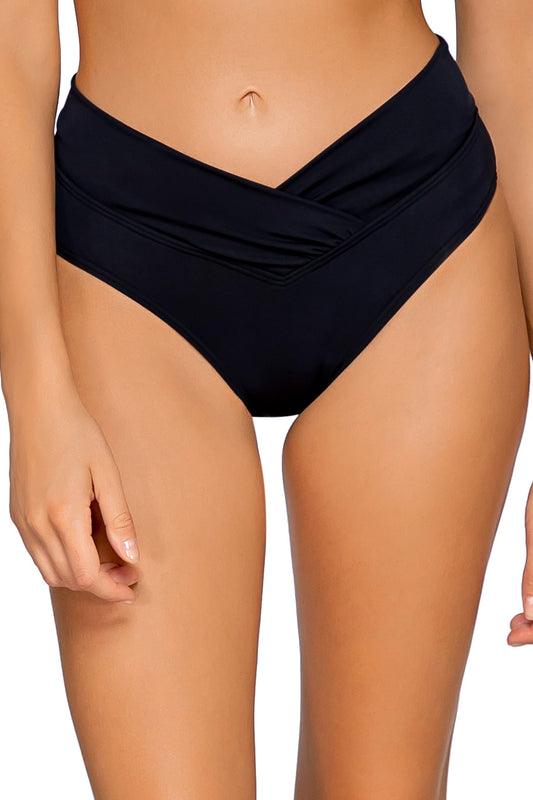 Sunsets Summer Lovin' V-Front Bottom - Black