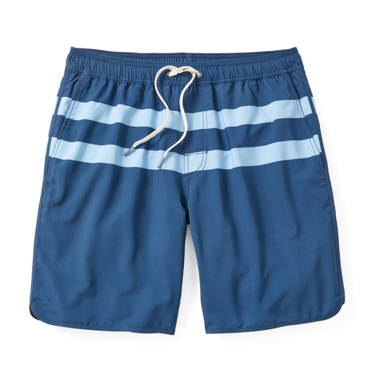 Fair Harbor The Anchor Men's Boardshort - Light Blue Stripe