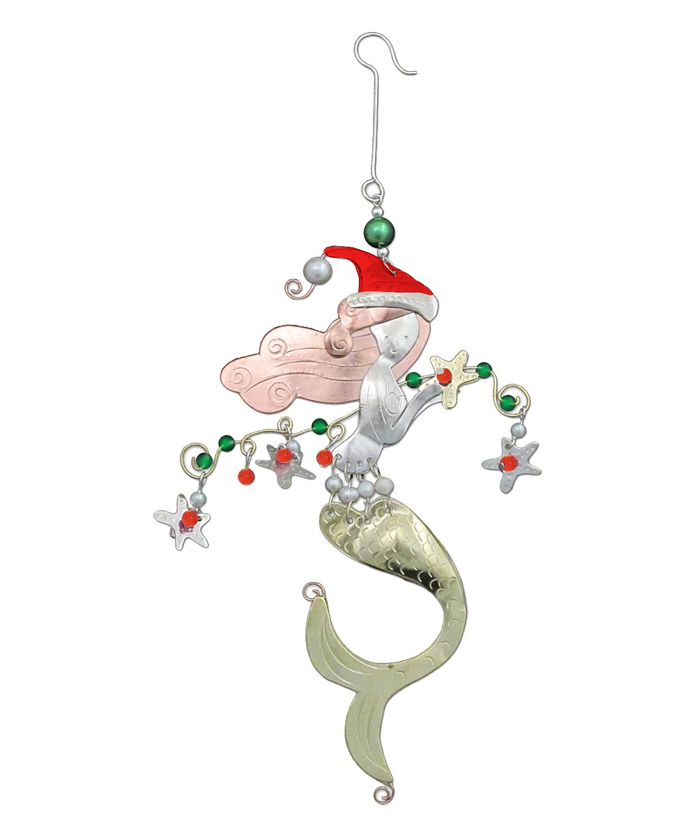 Pilgrim Imports Christmas Mermaid Ornament