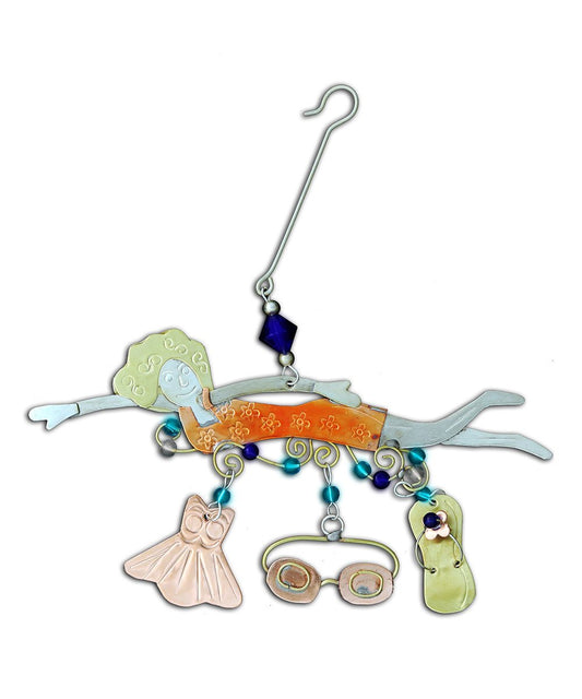 Pilgrim Imports Freestyle Swimmer Ornament